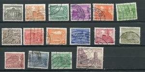 Germany Berlin 1949 Mi 42-56 and 58 Used  5192