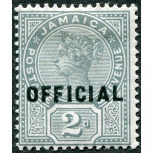 Jamaica 1890 2d grey Official SGO5 unused