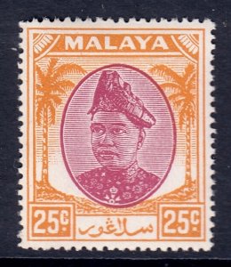 Malaya (Selangor) - Scott #89 - MH - SCV $2.00