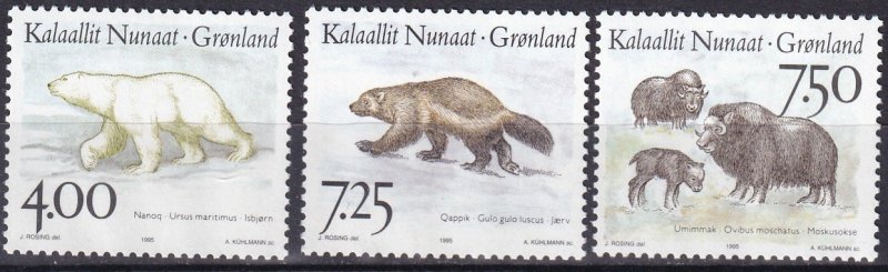 Greenland #296-8  MNH CV $8.50  (V4894)