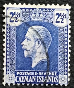 Cayman Islands #55 Used Single King George V SCV $.60 L21