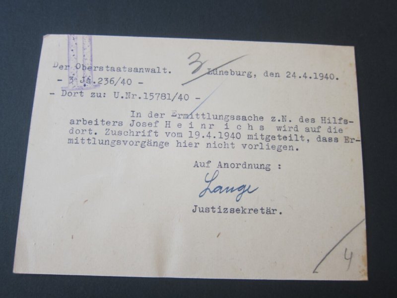 Germany Feldpost cover  OurRef:1546