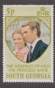 South Georgia 37 Princess Anne's Wedding Issue 1973