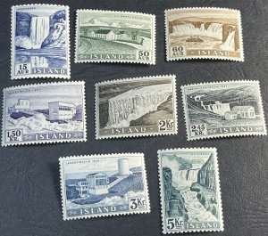 ICELAND # 289-296-MINT/HINGED---COMPLETE SET----1956