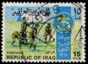 IRAQ Scott 460 Used key Scout  stamp