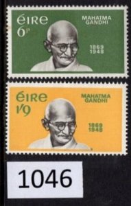 $1 World MNH Stamps (1046), Ireland Scott 275-276 MNH, Gandhi, set of 2