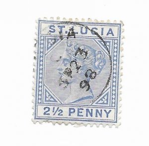 St. Lucia #31 Used - Stamp - CAT VALUE $1.25