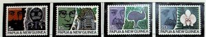 Papua New Guinea Sc 311-4MNH SET of 1970 - Science, Famous Scientists