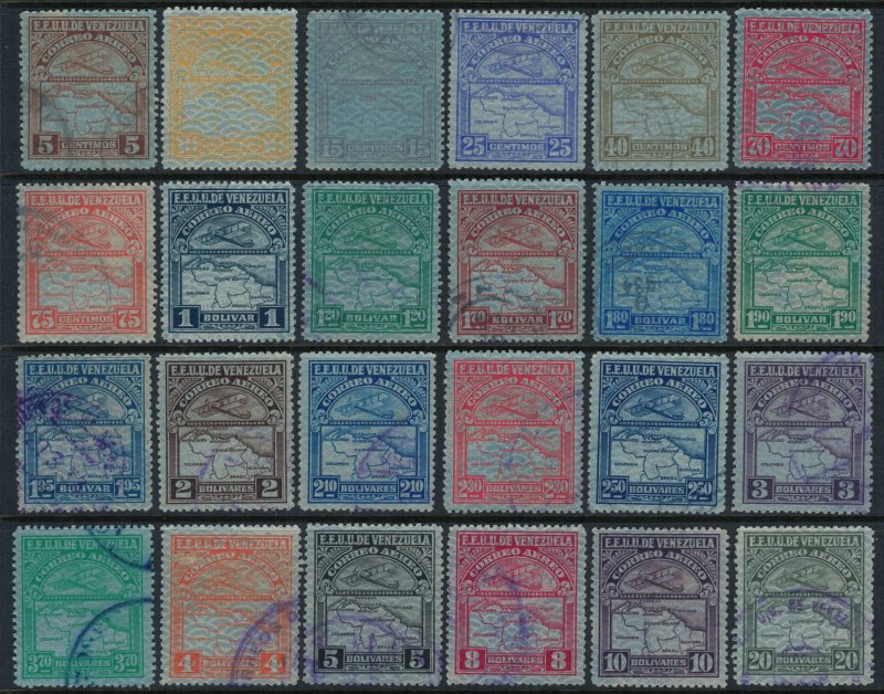 Venezuela #C17-40  CV $65.45