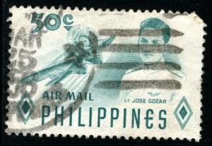 PHILIPPINES #C80, USED- 1955 - PHILIP003