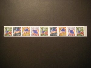 Scott 4773a, Forever Flag for All Seasons, PNC9 P1111, MNH Coil Beauty