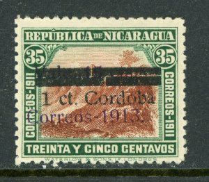 Nicaragua 1913 Liberty Overprint 1¢/15¢/35¢ Scott 339 MNH O377