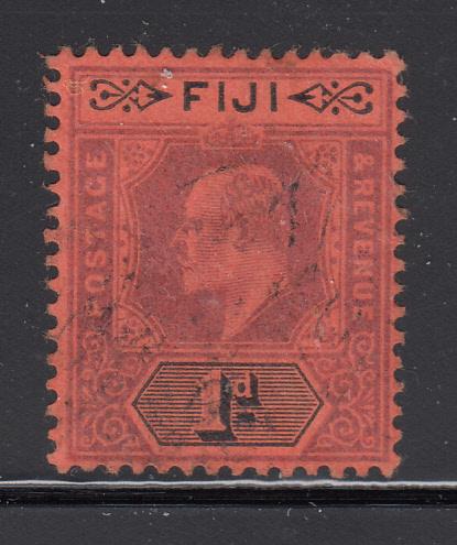 Fiji 1904-12 used Scott #71 1p Edward VII
