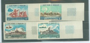 St. Pierre & Miquelon #408-411  Single (Complete Set) (Cat)