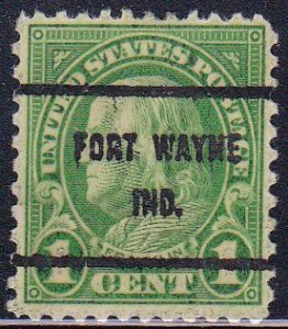 Precancel - Fort Wayne, IN PSS 632-61 - Bureau Issue