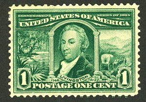 U.S. #323 MINT OG HR THIN