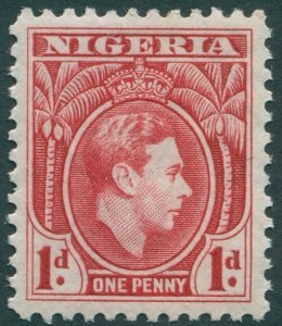 Nigeria 1938 SG50a 1d rose-red KGVI MLH