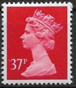 1989 Great Britain Machins #MH155 Queen Elizabeth 37p MNH