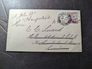 1900 British Guiana Cover Georgetown to London WC40