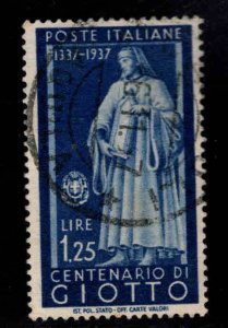 Italy Scott 393 from 1937 set Used