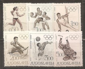 Yugoslavia  SC 918-23  Mint, Never Hinged