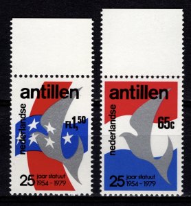 Netherlands Antilles 1979 25th Anniv. Statute of Kingdom, Marginal Set [Mint]