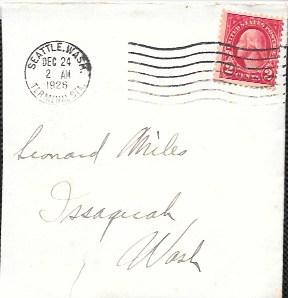 US #634 Washington used on paper. Nice cancellation. dated 1926