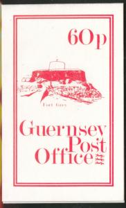 Guernsey Post Office 60p Booklet 1979 