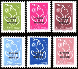 Scott #858-63 Mariannes MNH