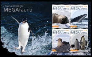 Ross Dependency 2021 MNH. Antarctica Mega Fauna