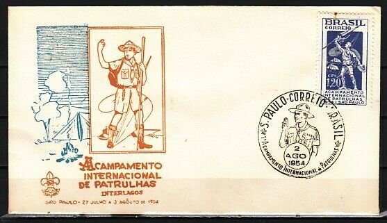 Brazil, Scott cat. 802. Scouting issue. First day cover. ^