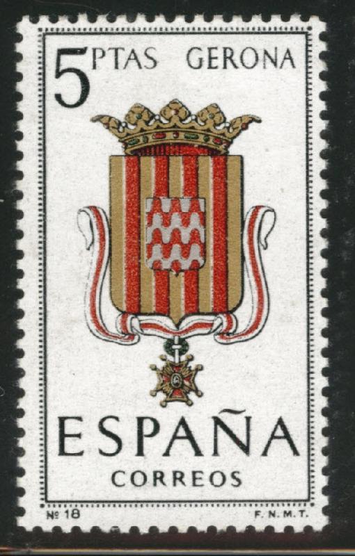 SPAIN Scott 1062 MH* Gerona Coat of Arms