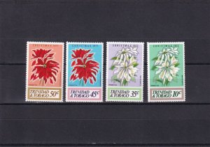 SA07b Trinidad and Tobago 1977 Christmas - Plants mint stamps