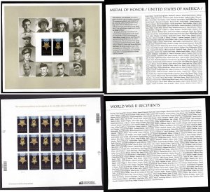 USA-Sc#4822-3- id12-two unused NH sheets-Medal of Honor-Military-2013-