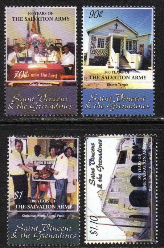 St. Vincent Sc #3139-3142 MNH