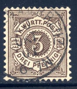 Wurttemberg   57   vf  used