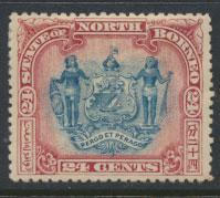 North Borneo SG 109 MH perf 13½ x 14 see details error inscription see scans 