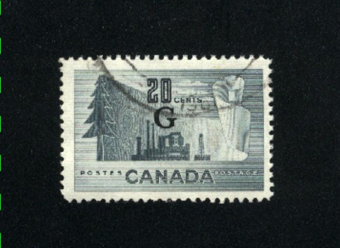 Canada #O30  3   used  1951-53 PD  .15