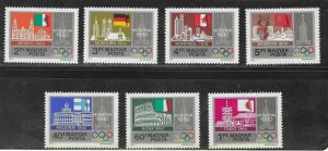 Hungary MNH SC# 2585-91 Olympics