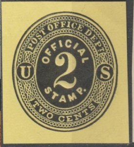 U.S. Scott #UO1 Official - Embossed Stamp - Stationery & Wrappers - Mint Single