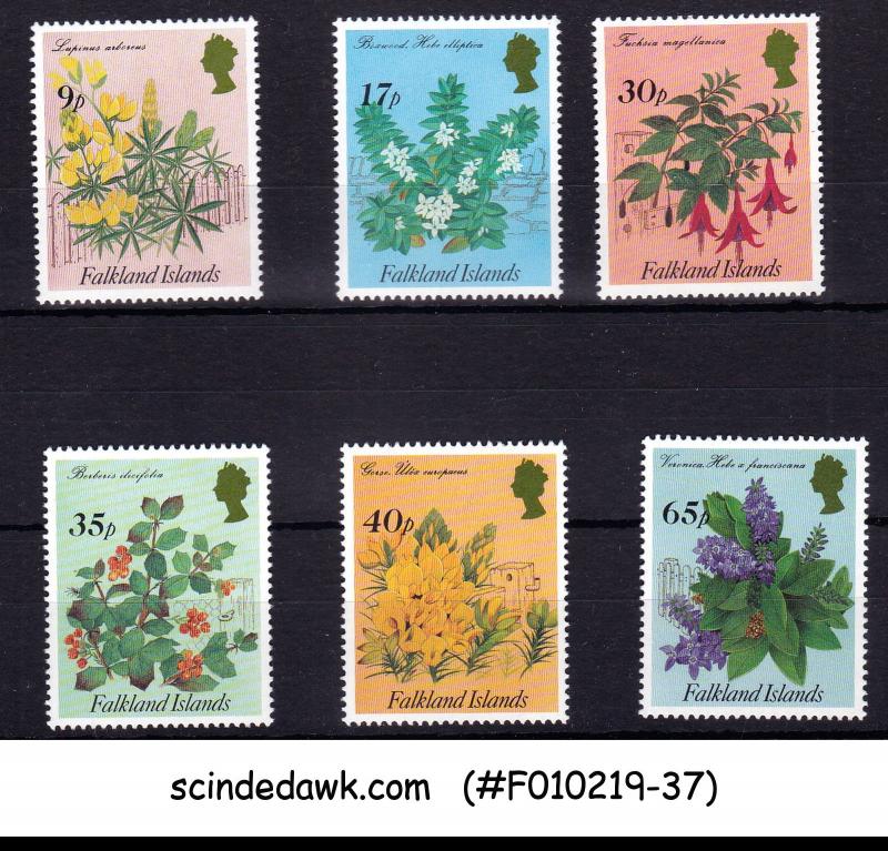 FALKLAND ISLANDS - 1995 FLOWERING SHRUBS / FLOWER - 6V MNH
