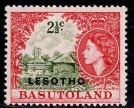 Lesotho - #16 Basuto Household Overprint - MNH