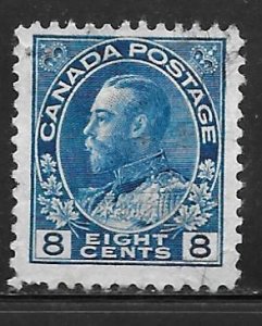 Canada 115: 8c George V, used, F-VF