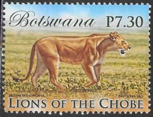 Botswana 955 Used - Lions of the Chobe National Park - Lioness (Panthera leo)