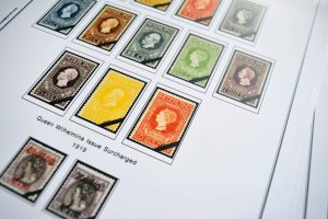 COLOR PRINTED NETHERLANDS 1852-2010 STAMP ALBUM PAGES (315 illustrated pages)