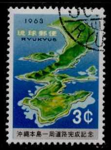 Ryukyu Islands 109 Used - Map