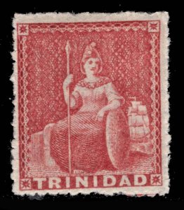 MOMEN: TRINIDAD STAMPS SG #38 PIN PERF 13.5-14 1859 MINT OG H £250 LOT #69021*