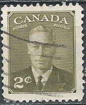 Canada 285 (used) 2c King George VI