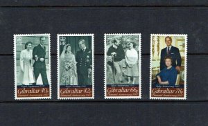 Gibraltar: 2007  Queen Elizabeth, Diamond Wedding, MNH Set.