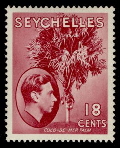 SEYCHELLES GVI SG139cb, 18c rose-carmine, M MINT. Cat £42. CHALKY